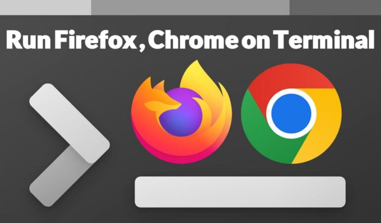How to run Firefox or Chrome on Linux without a GUI